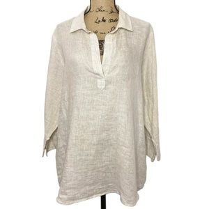 VINEYARD VINES linen striped tunic sz XS